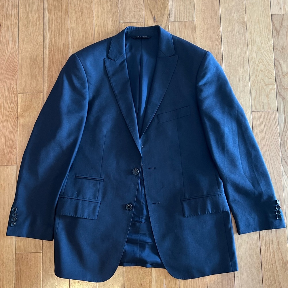 SARAR - Three Piece Suit - Blue - 36R + 31/30 - Very High End! Made in Turkey